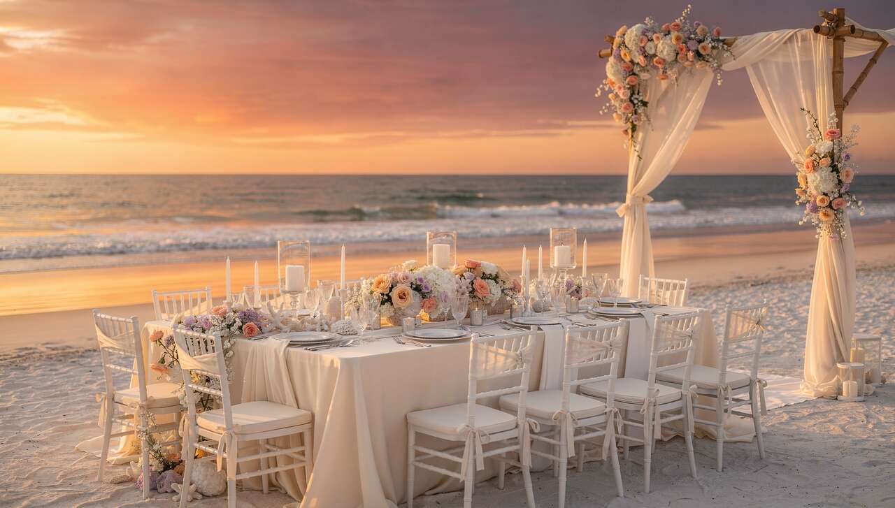 Sélectionner la décoration parfaite pour une cérémonie plage