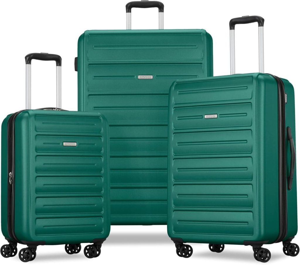Test des valises rigides à roulettes American Tourister Westridge vert malachite