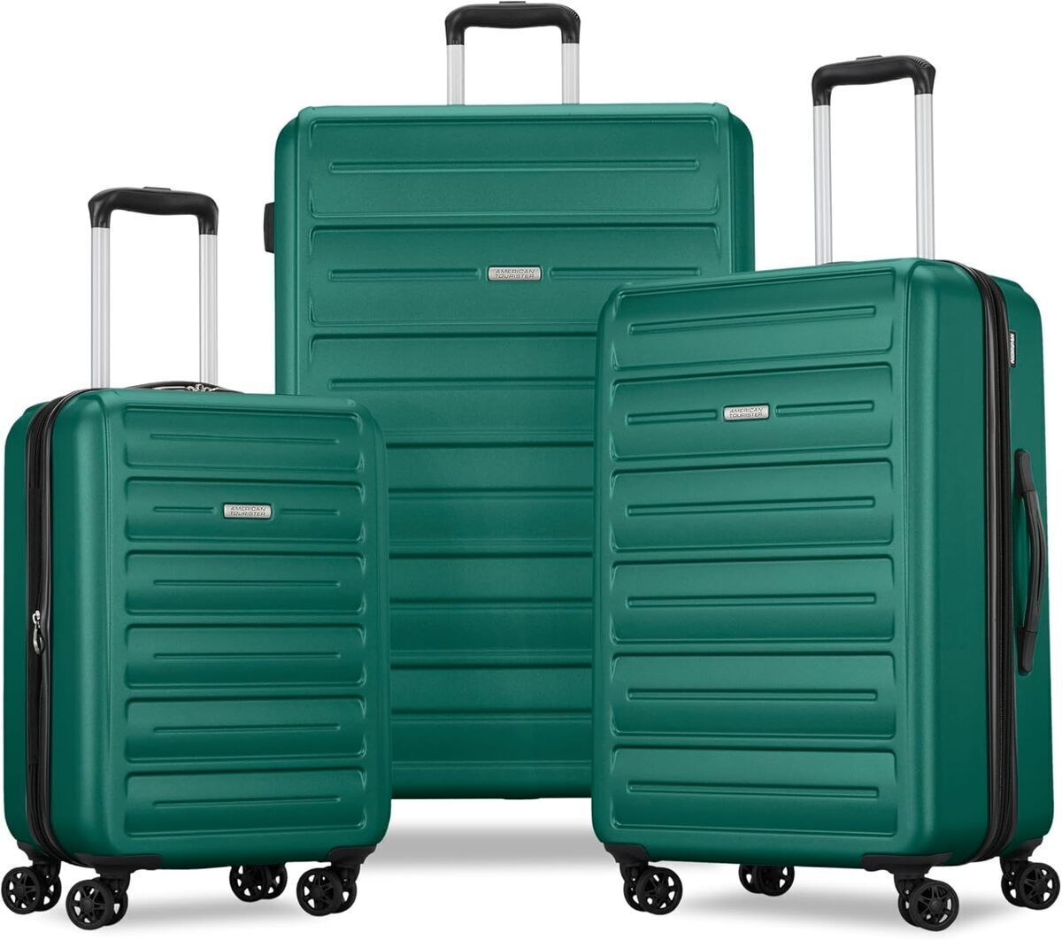 Test des valises rigides à roulettes American Tourister Westridge vert malachite