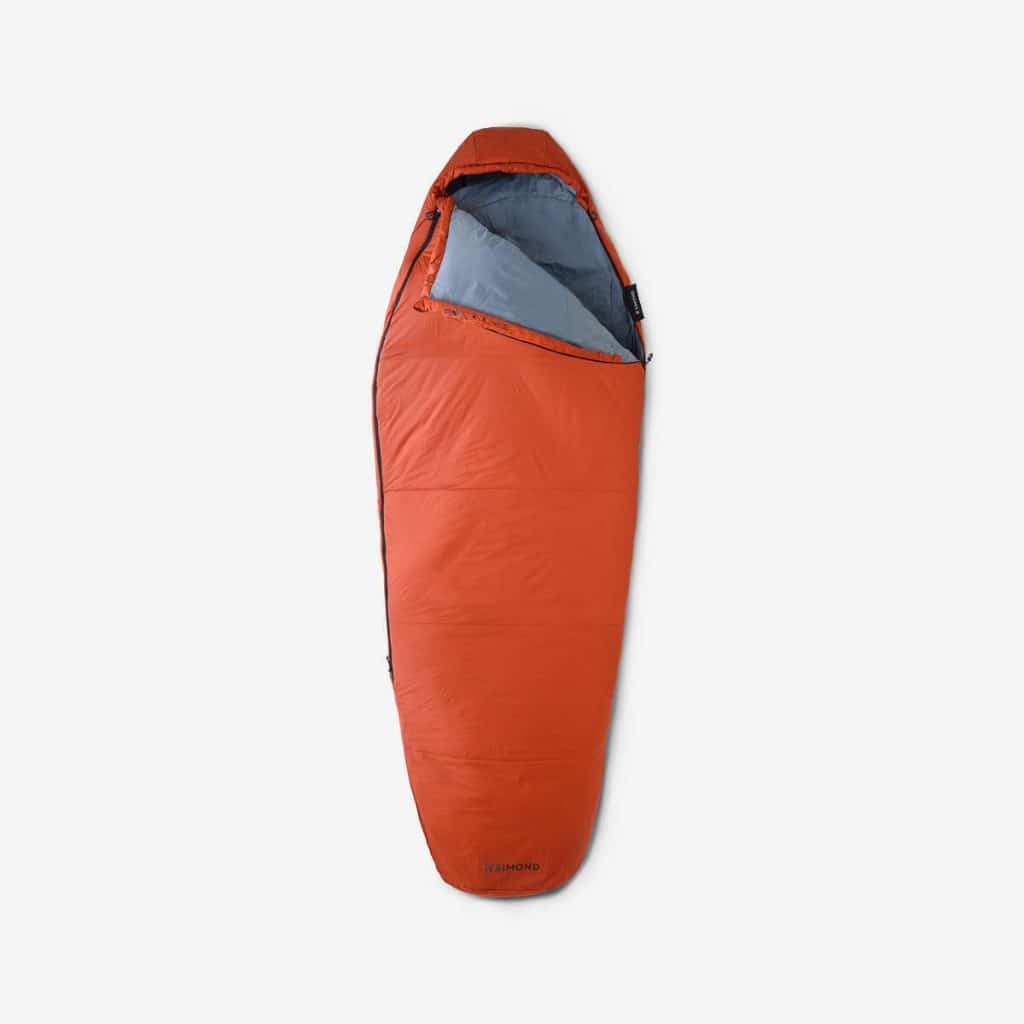 Test du sac de couchage trekking MT500 10°C Decathlon