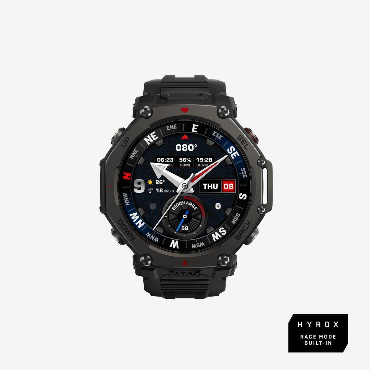 Test montre connectée GPS Decathlon : amazfit T-Rex 3 Pro 48mm noir