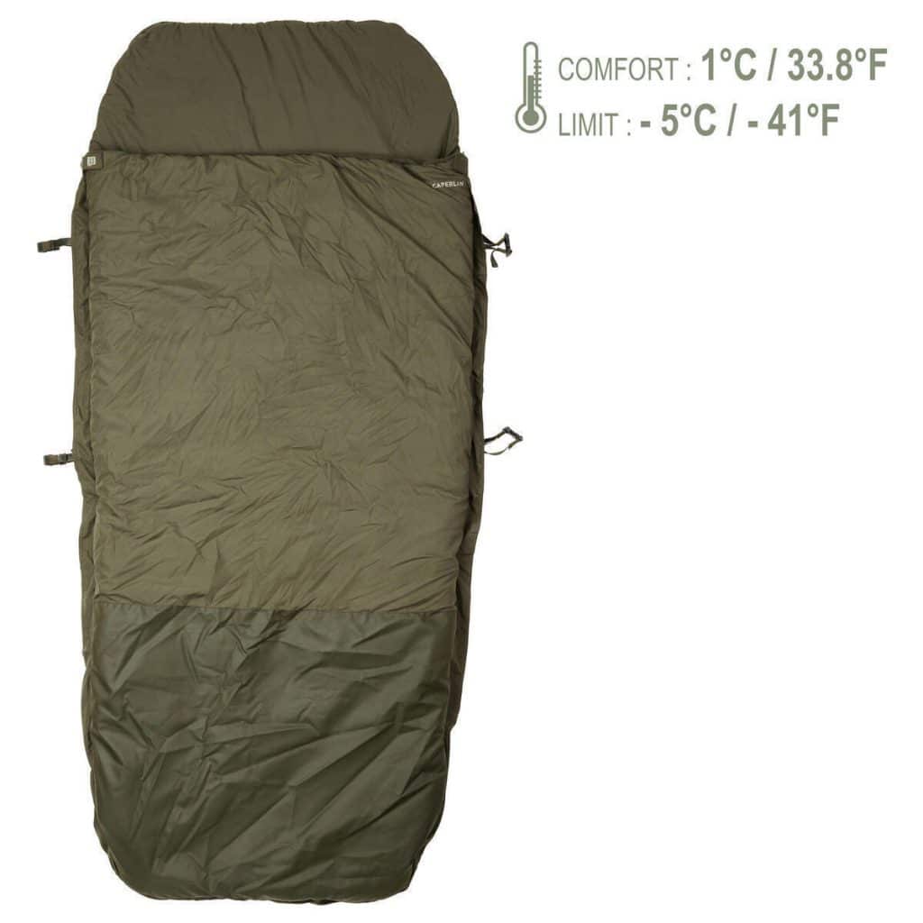Test du sac de couchage 3 saisons Decathlon pour la pêche à la carpe