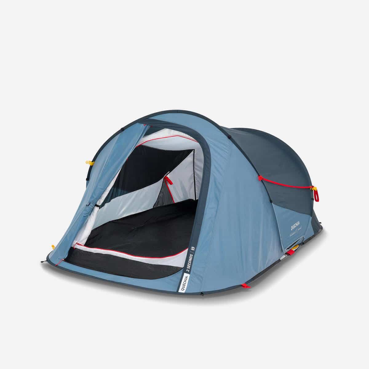 Test : tente de camping instantanée Decathlon 2 Seconds 2 places